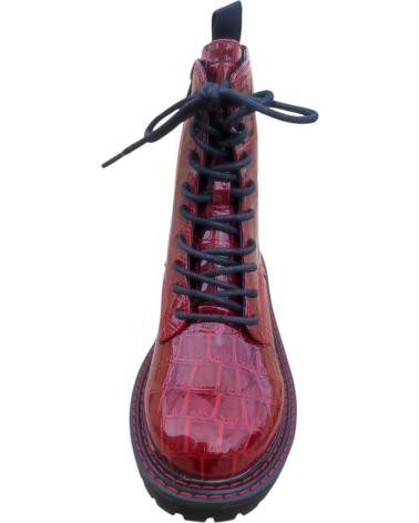 Botas STAY  de Mujer BOTA TIPO MILITAR EN CHAROL  AZUL