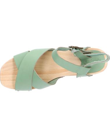 Woman Sandals KICKERS 895160-50 KICK WISE  61 VERT MENTHE