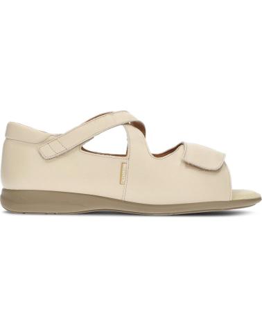 Sandalias CALZAMEDI  de Mujer y Hombre ZAPATO DIABETICO 0763  BEIGE