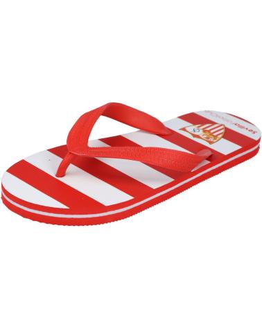 Woman and Man and girl Flip flops BUBBLE BOBBLE CHANCLAS SEVILLA FUTBOL CLUB  ROJO