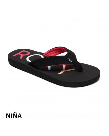 Chinelos ROXY  de Mulher e Homem e Menina e Menino CHANCLAS PARA NIA VISTA BLACK  VARIOS COLORES