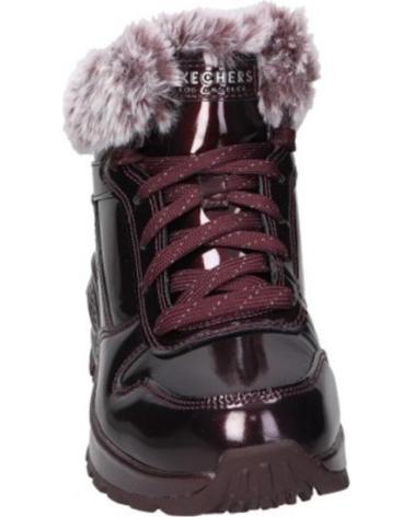 Woman Mid boots SKECHERS BOTINES PLANOS UNO RUGGED MUJER BURDEOS  ROJO