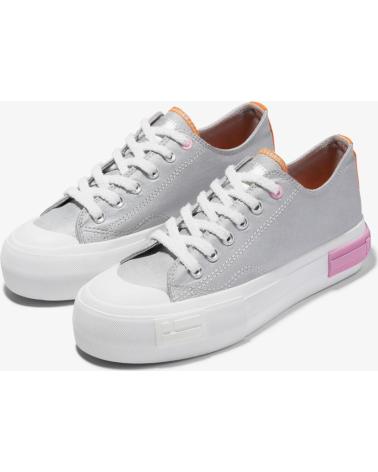 Sneaker für Damen D FRANKLIN D FRANKLIN DFSH389001 LONAS MUJER ONE WAY LOW SUMMER CLUB SI PLATA