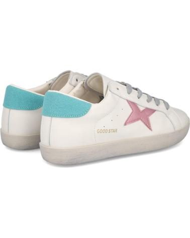 Sportif pour Femme L&R SHOES LR SHOES DT8003 ZAPATILLAS CASUAL DE MUJER BLANCO-VERDE