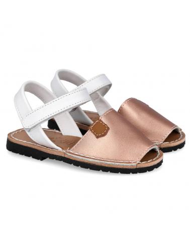 Sandalias de Niña BUBBLE BOBBLE BUBBLE KIDS A2522 MENORQUINAS NINA CHAMPAGNE