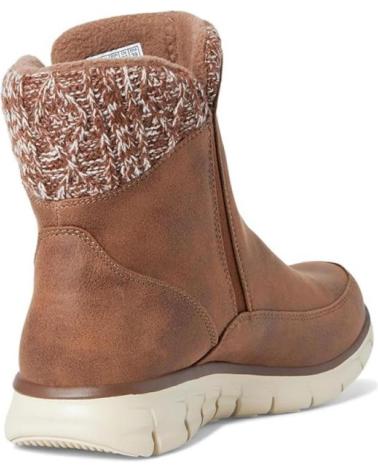 Botins de Mulher SKECHERS BOTINES PLANOS SYNERGY MUJER MARRON MARRóN