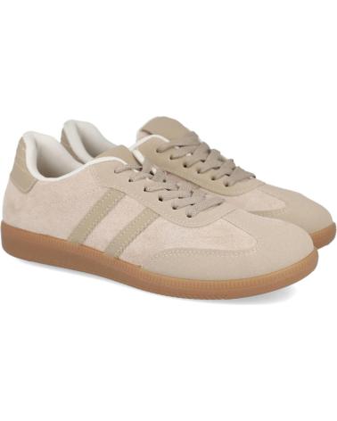Zapatillas deporte L&R SHOES  de Mujer LR SHOES A-108 ZAPATILLAS CASUAL DE MUJER  BEIGE