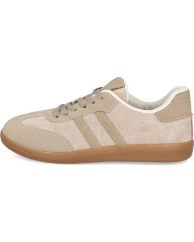Zapatillas deporte L&R SHOES  de Mujer LR SHOES A-108 ZAPATILLAS CASUAL DE MUJER  BEIGE