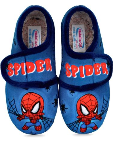 Pantoufles L&R SHOES  pour Garçon NATALIA 7845 ZAPATILLAS DE CASA PARA NINO  AZUL
