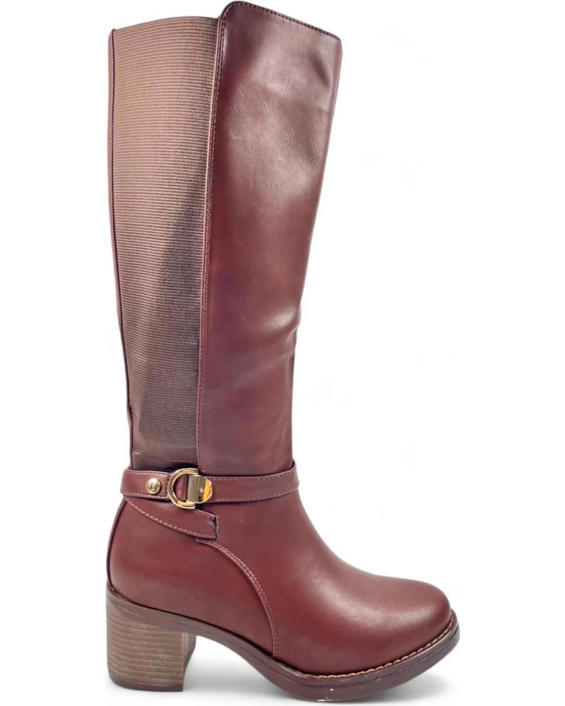Boots TIMBOS  für Damen BOTA TACON DE MUJER MARRON 130733  MARRóN