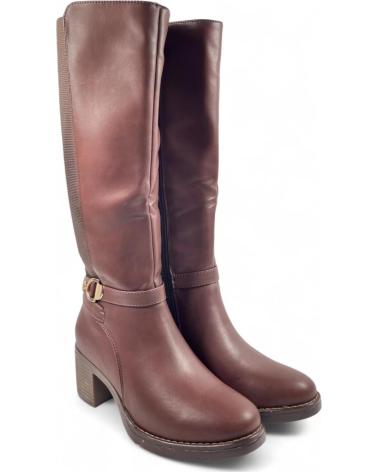 Boots TIMBOS  für Damen BOTA TACON DE MUJER MARRON 130733  MARRóN