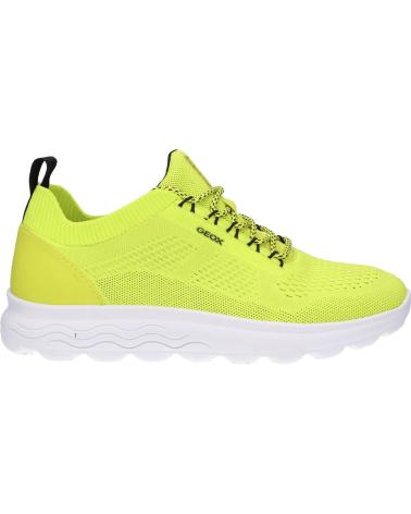 Sapatos Desportivos GEOX  de Homem U15BYA 0006K U SPHERICA  C3N9B FLUO GREEN- BLACK