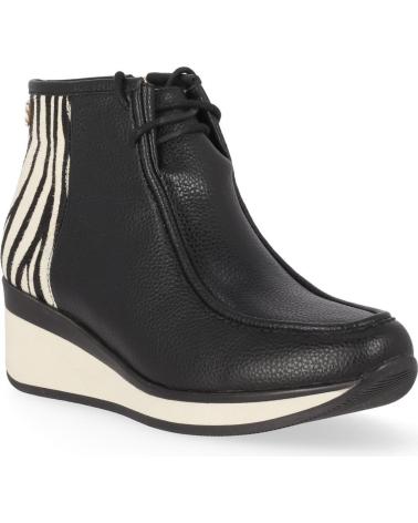 Botins CHIKA10  de Mulher RE SAUCE 04  MULTI-NEGRO-BLACK