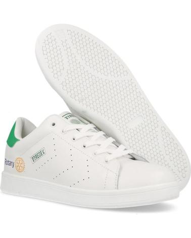 Woman and Man Zapatillas deporte PAREDES ZAPATILLAS COMPETICION X ROTARY SOLIDARIDAD Y ESTILO RETRO  BLANCO BLANCO