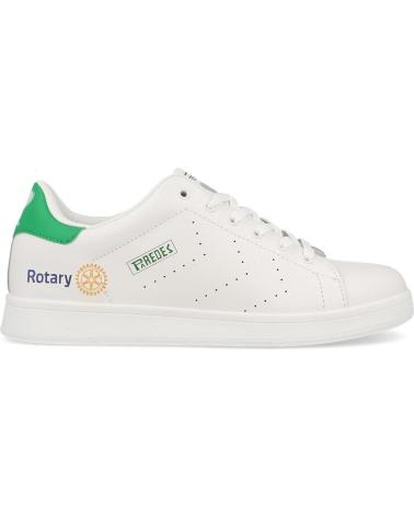 Woman and Man Zapatillas deporte PAREDES ZAPATILLAS COMPETICION X ROTARY SOLIDARIDAD Y ESTILO RETRO  BLANCO BLANCO