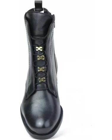 CARAMELO BOTTINES FEMME CAR2412-11 CUIR NOIR PIEL NEGROPIEL NEGRO