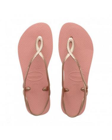 Woman Flip flops HAVAIANAS CHANCLAS LUNA NUDE ROSE VARIOS COLORES