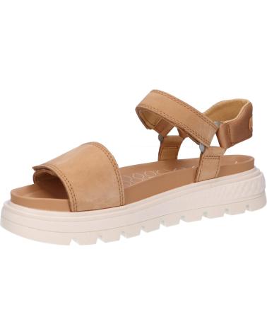 Sandalias de Mujer TIMBERLAND A2QX3 RAY CITYANKLE STRAP MEDIUM BEIGE NUBUCK