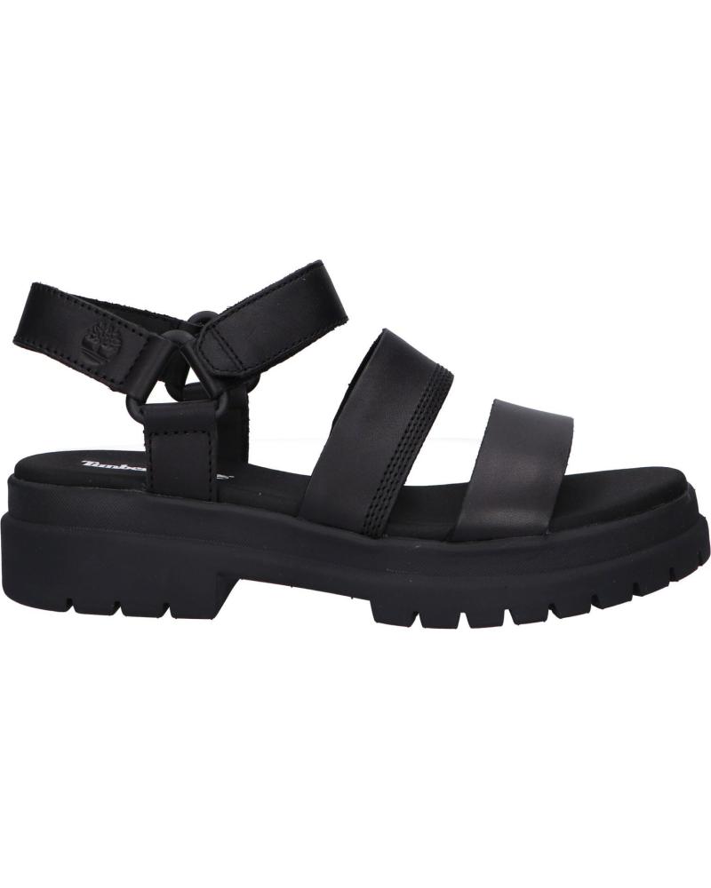 Sandalias de Mujer TIMBERLAND A29MV LONDON VIBE 3 BANDS BLACK FULL-GRAIN