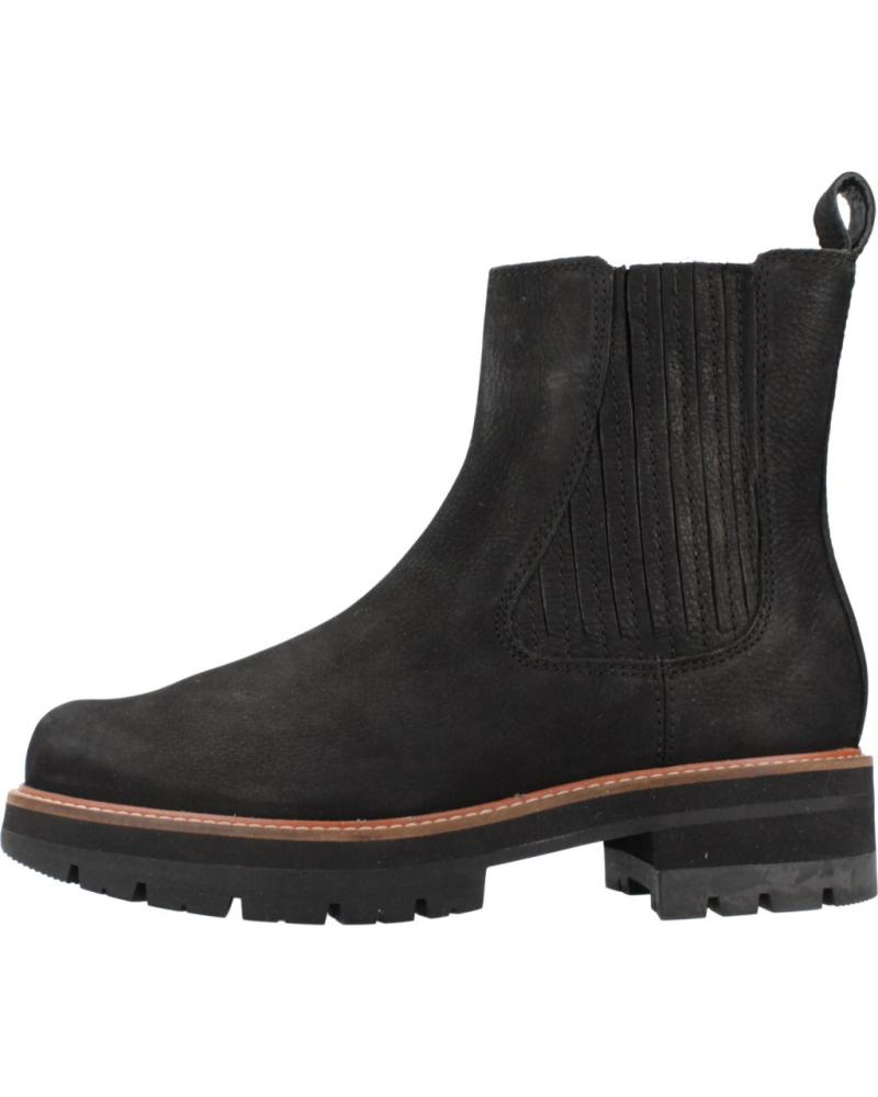 Botas CLARKS  de Mujer 26152604 ORIANNA TOP  BLACK NUBUCK