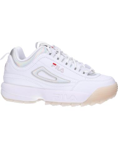 Woman and girl and boy Zapatillas deporte FILA FFT0017 DISRUPTOR F  13078 WHITE-IRIDESCENT