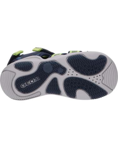 GEOX J15E1A 014CE J KYLE C0749 NAVY-LIME