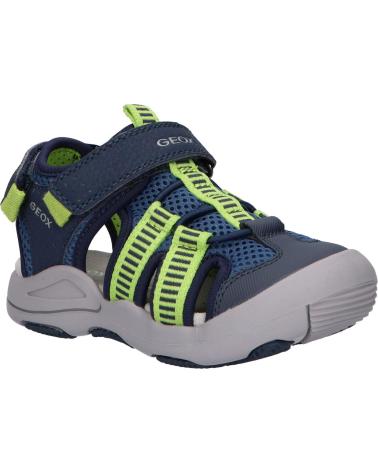 GEOX J15E1A 014CE J KYLE C0749 NAVY-LIME