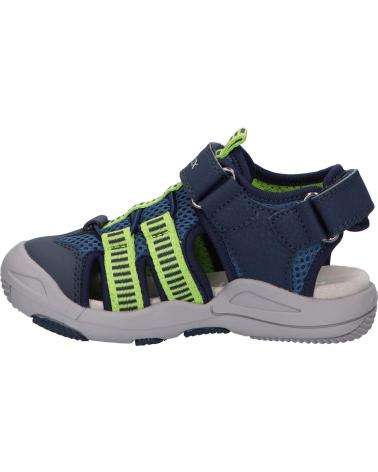 GEOX J15E1A 014CE J KYLE C0749 NAVY-LIME