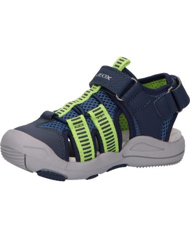 GEOX J15E1A 014CE J KYLE C0749 NAVY-LIME