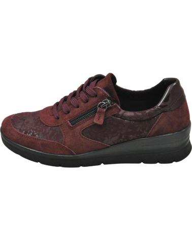 Zapatos LUMEL  de Mujer – SNEAKER DEPORTIVO URBANO APERTURA CORDONES PLANTI  BORDO 1055-BORDO FLOWER 905
