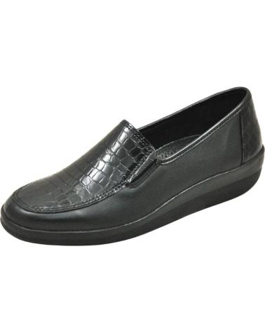 Zapatos LUMEL  de Mujer - MOCASIN CON ELASTICO EN EL LATERAL PLANTILLA EXTRA  BLACK 2738-958