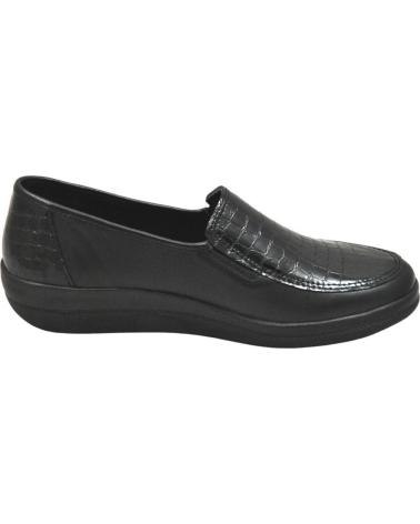 Zapatos LUMEL  de Mujer - MOCASIN CON ELASTICO EN EL LATERAL PLANTILLA EXTRA  BLACK 2738-958