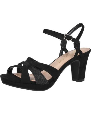 Sandalias PRESTIGIO  de Mujer C-511 SANDALIAS DE TACON PARA MUJER  NEGRO