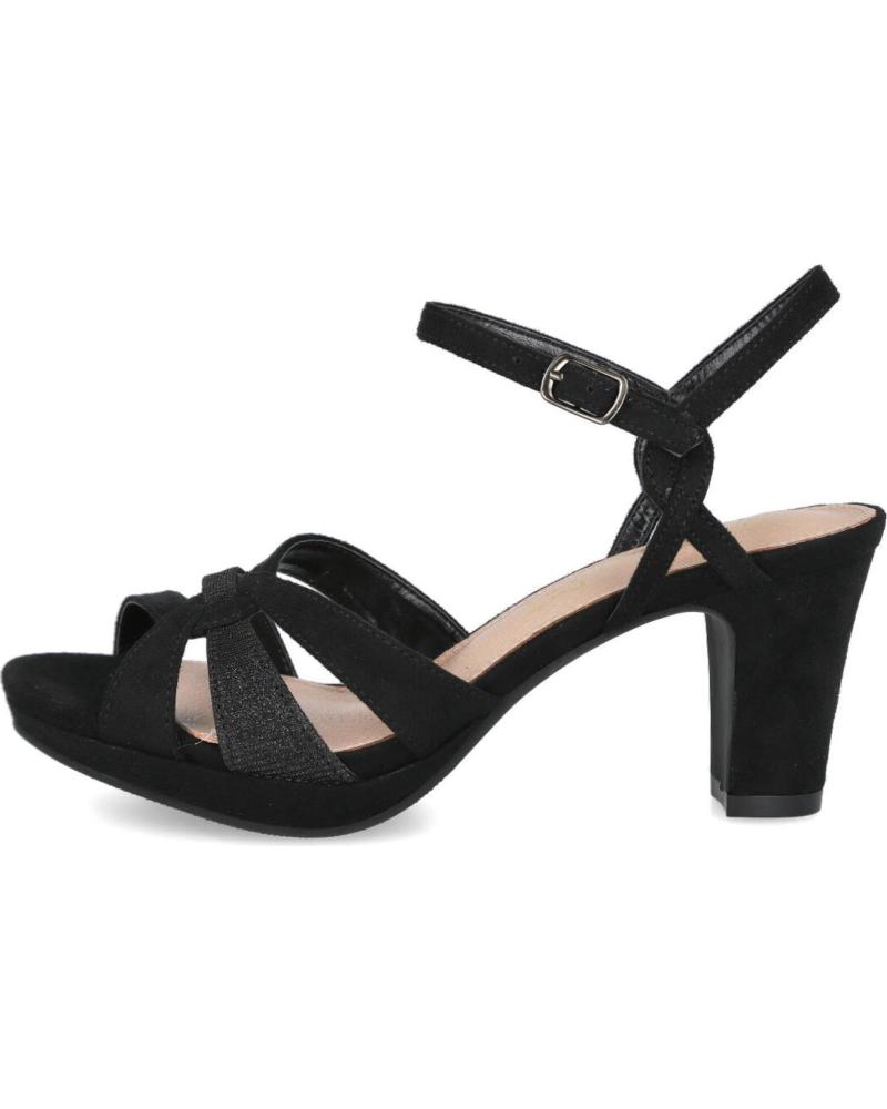Sandalias PRESTIGIO  de Mujer C-511 SANDALIAS DE TACON PARA MUJER  NEGRO