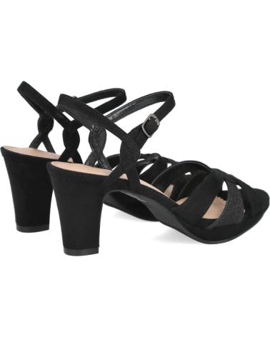 Sandalias PRESTIGIO  de Mujer C-511 SANDALIAS DE TACON PARA MUJER  NEGRO