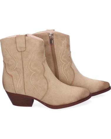 Botines PUNTOSALAO  de Hombre BOTINES ESTILO CAMPERO TACON BAJO PARA MUJER COLOR BEIGE VRA  VARIOS COLORES