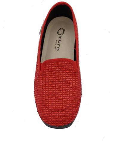 Schuhe GARRIDO MURO  für Damen MOSASIN LONA MUJER  ROJO