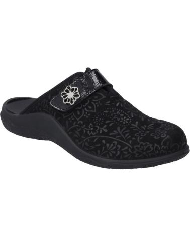 Pantufas WESTLAND  de Mulher ROUBAIX-01  NEGRO