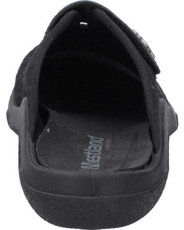 Pantufas WESTLAND  de Mulher ROUBAIX-01  NEGRO