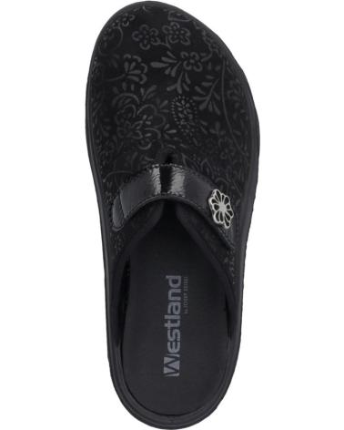 Pantufas WESTLAND  de Mulher ROUBAIX-01  NEGRO