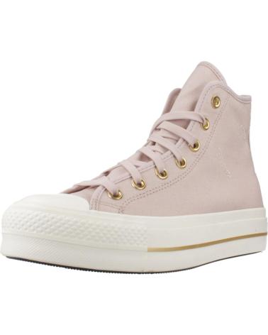 CONVERSE ZAPATILLAS CHUCK TAYLOR CTAS LIFT HI PLATAFORMA ROSA FLUSH S NAN