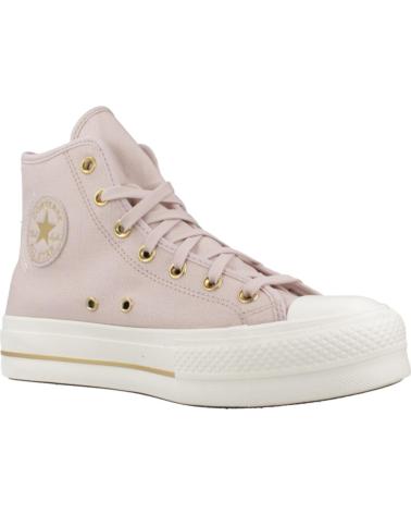 CONVERSE ZAPATILLAS CHUCK TAYLOR CTAS LIFT HI PLATAFORMA ROSA FLUSH S NAN