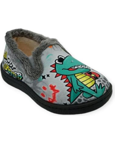 Pantufas ROAL  de Menina e Menino ZAPATILLA CASA CERRADA  GRIS