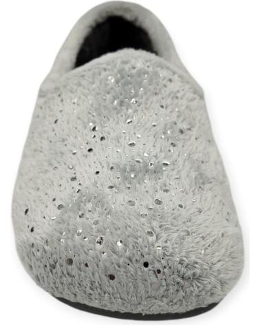 Pantufas BEREVERE  de Mulher ZAPATILLA CASA CERRADA  GRIS