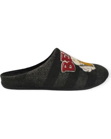 Pantufas CALZAMUR  de Homem ZAPATILLA CASA 40423  NEGRO