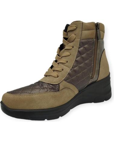 Bottines DAVINIA  pour Femme BOTIN CORDON CONFORT  MARRN