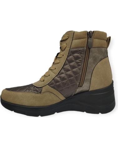 Bottines DAVINIA  pour Femme BOTIN CORDON CONFORT  MARRN