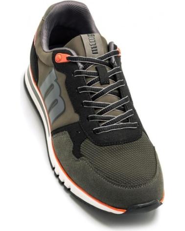 Sportschuhe MTNG  für Herren ZAPATILLA NEGRA Y KAKI MUSTANG 84723  NEGRO