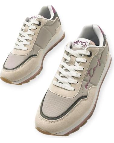 Sneaker für Damen MTNG ZAPATILLA MALVA Y GRIS MUSTANG 60167 VARIOS COLORES