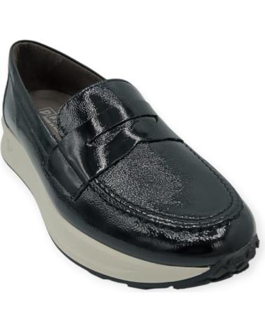 Zapatos PITILLOS  de Mujer MOCASIN PIEL 10200  NEGRO